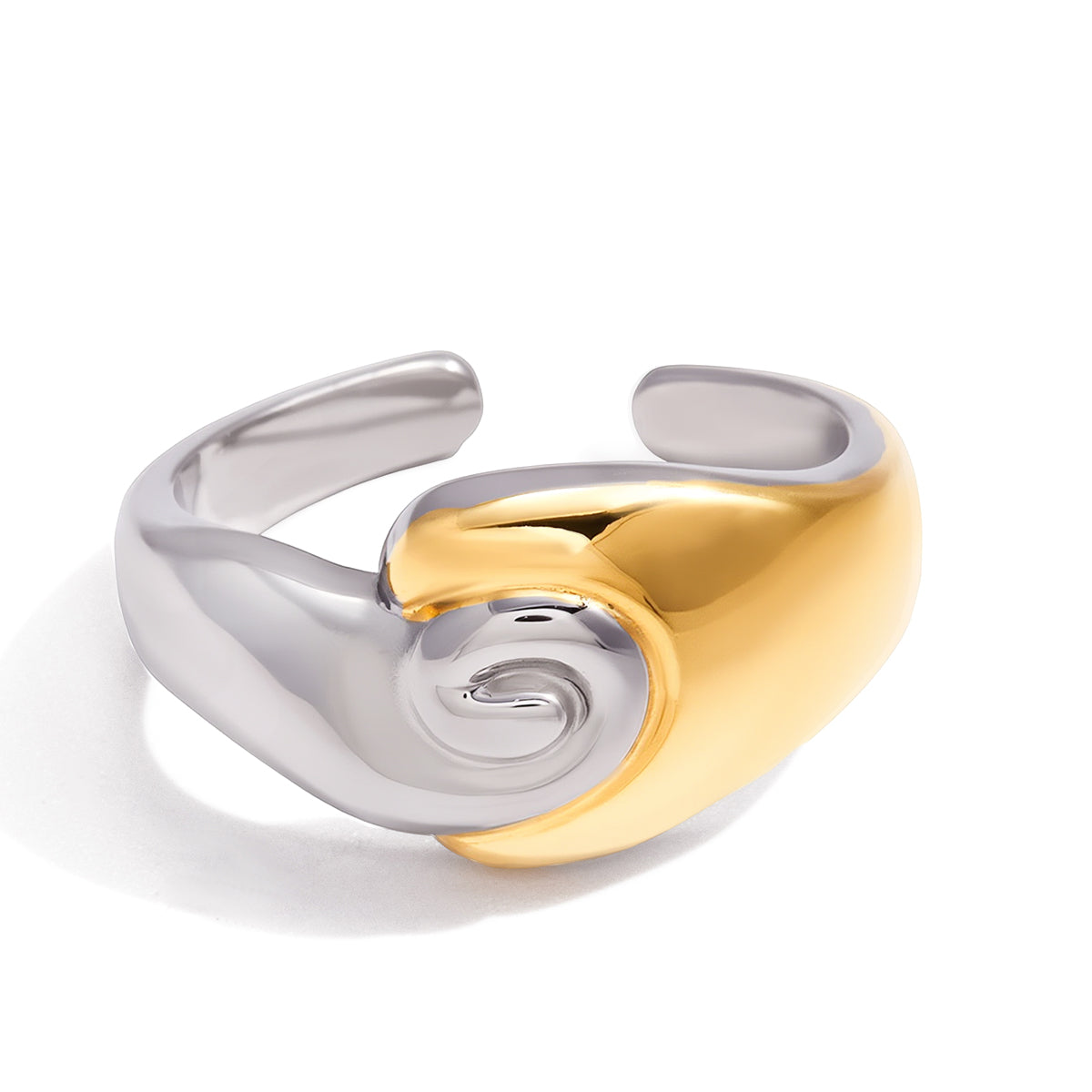 Rosette Mixed Metal Ring