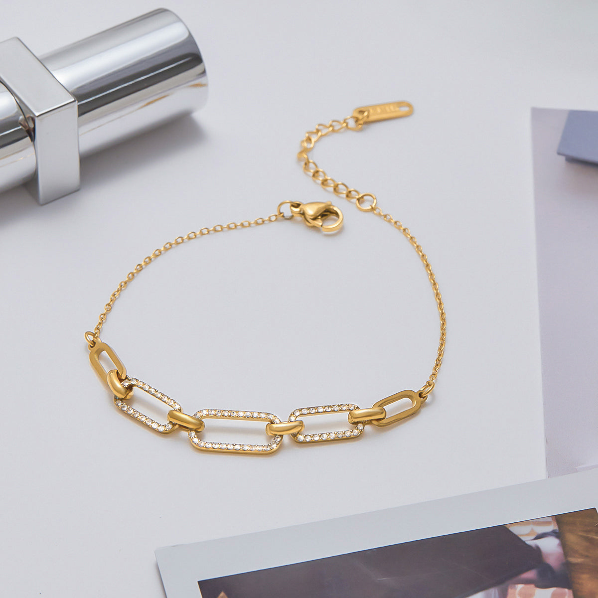 Dainty Locked In Bracelet