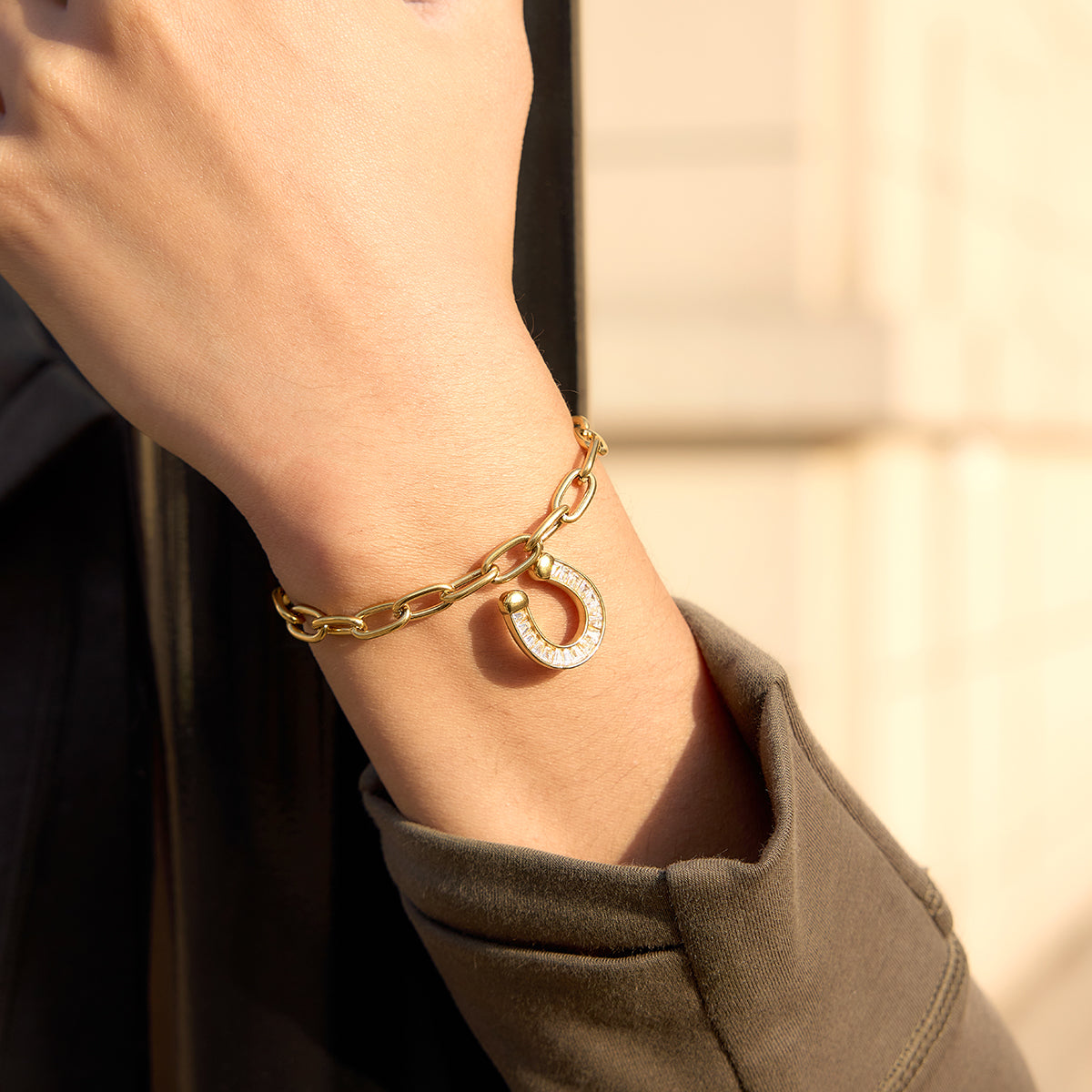Equestrian Drop Bracelet