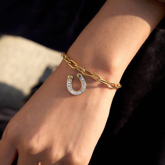 Equestrian Drop Bracelet