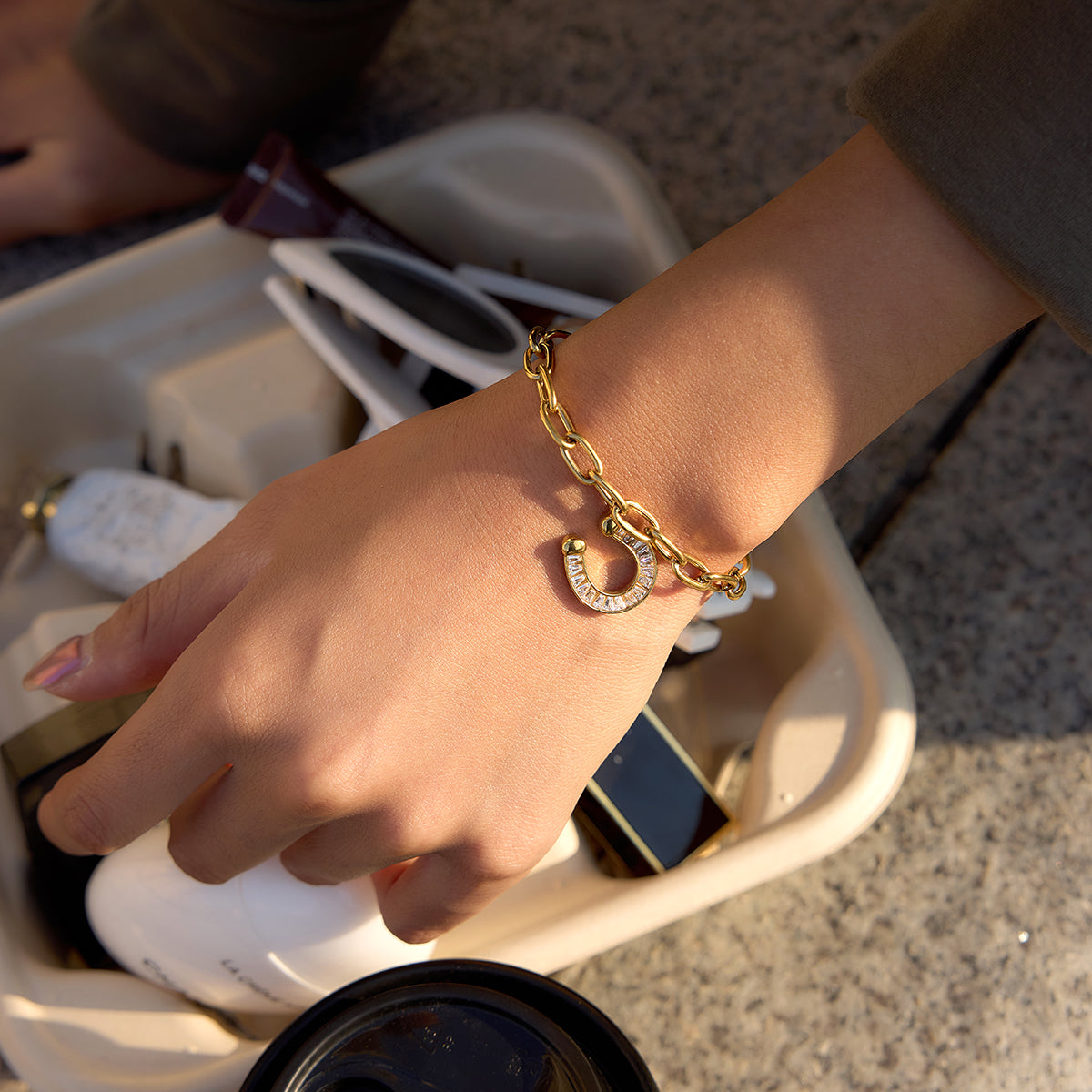 Equestrian Drop Bracelet