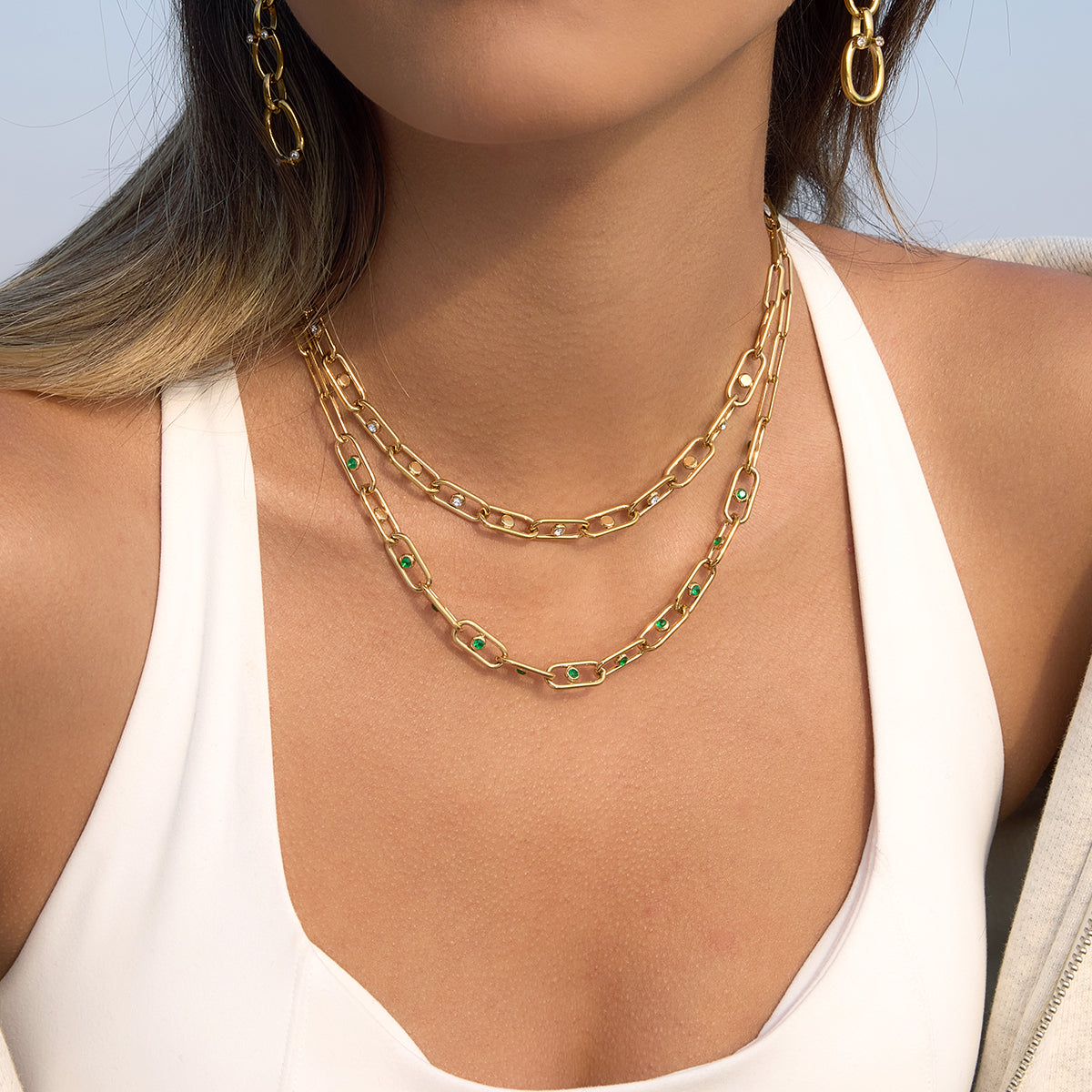Crystal Link Chain