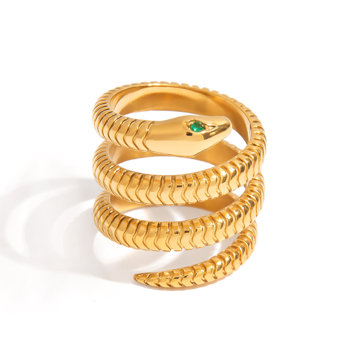 Wrapped Snake Ring