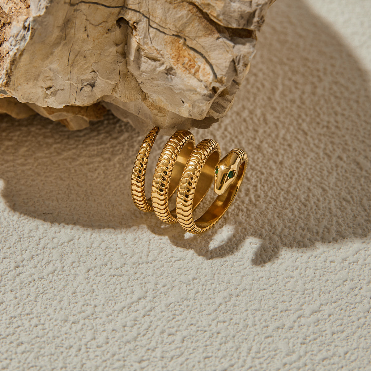 Wrapped Snake Ring
