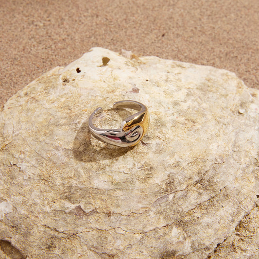 Rosette Mixed Metal Ring
