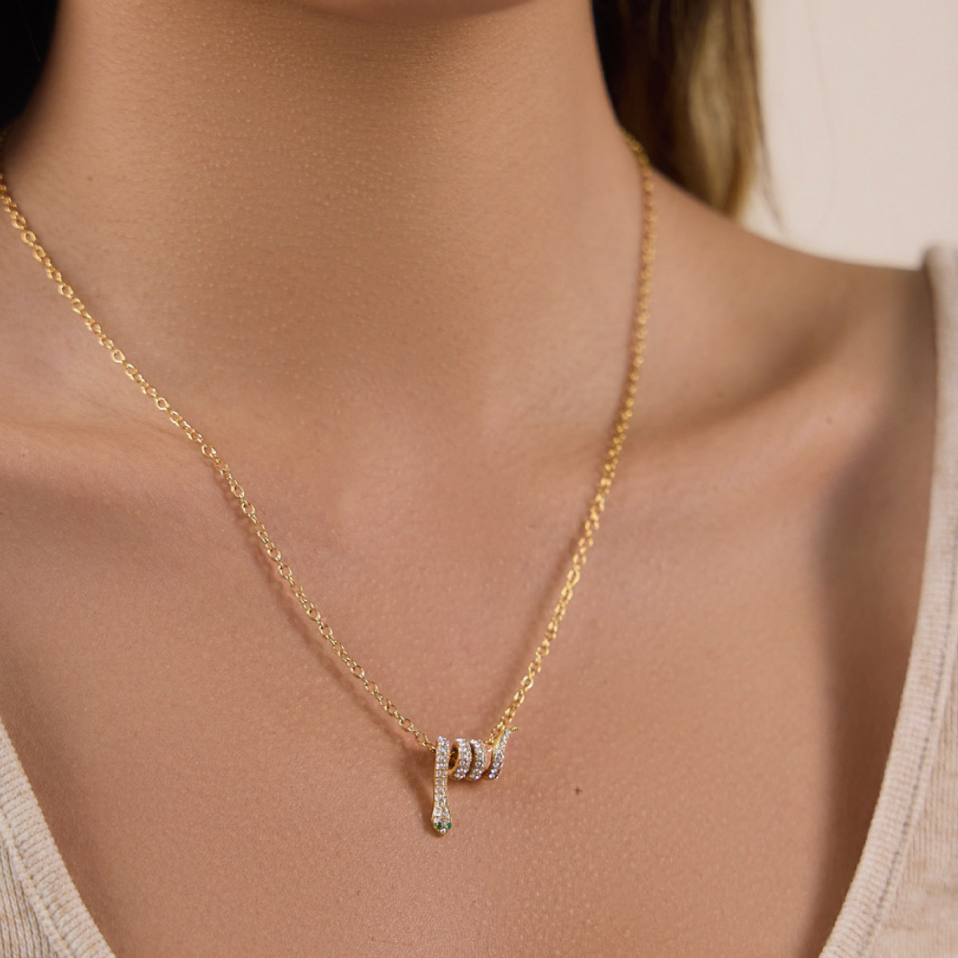 Wrapped Serpent Necklace