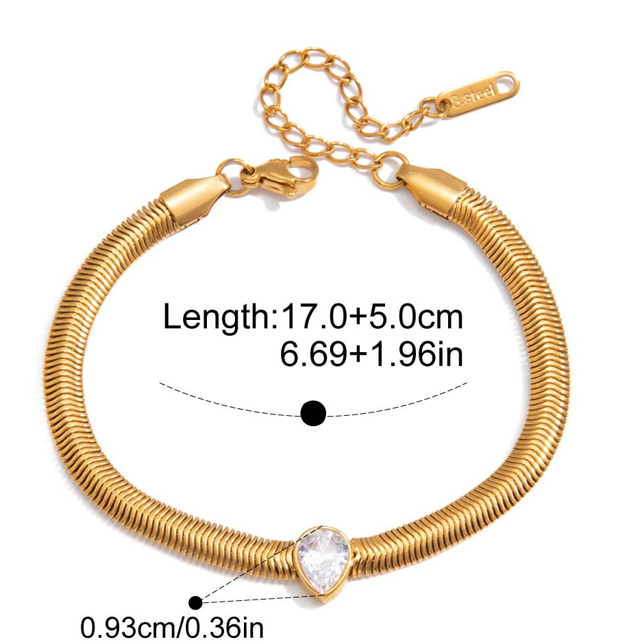 Serpent Glow Bracelet length details