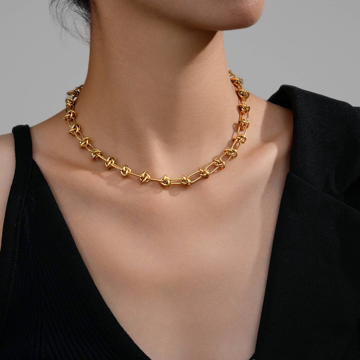 TiedTogetherLinkNecklace